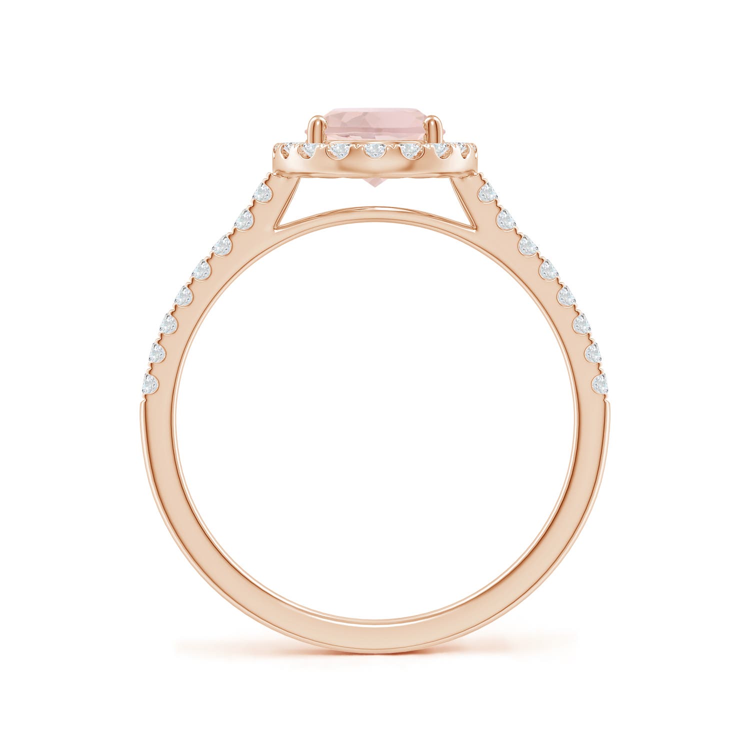 A - Morganite / 1.44 CT / 14 KT Rose Gold