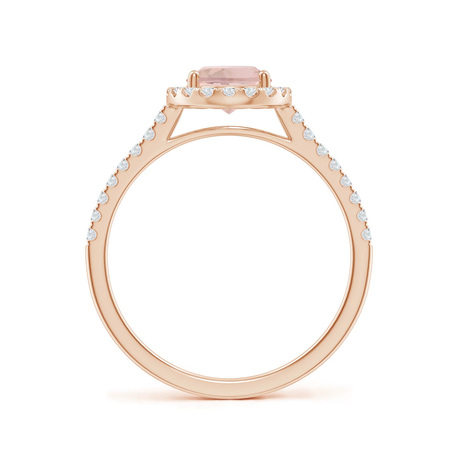 AA - Morganite / 1.44 CT / 14 KT Rose Gold