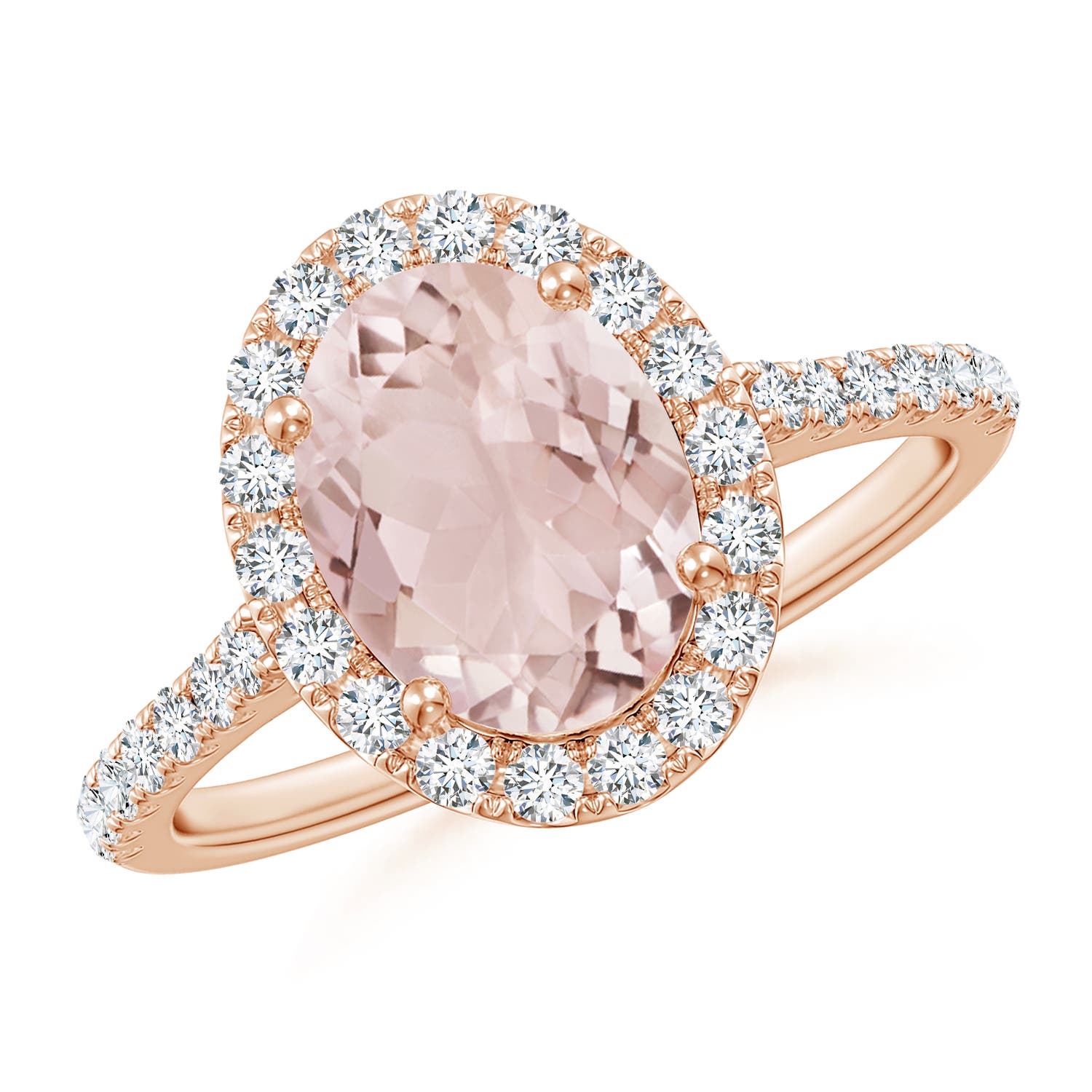 A - Morganite / 2.1 CT / 14 KT Rose Gold