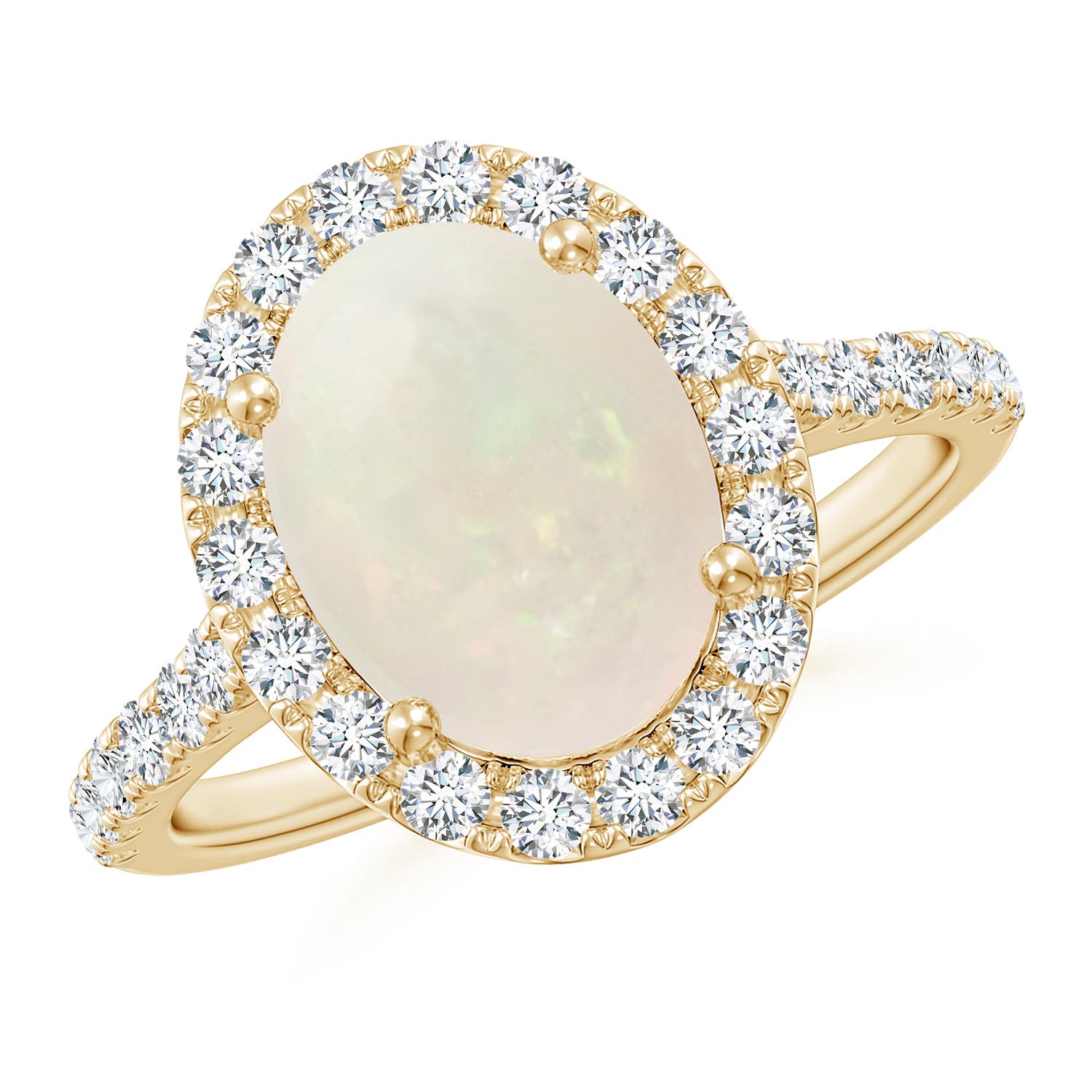 A - Opal / 2.08 CT / 14 KT Yellow Gold