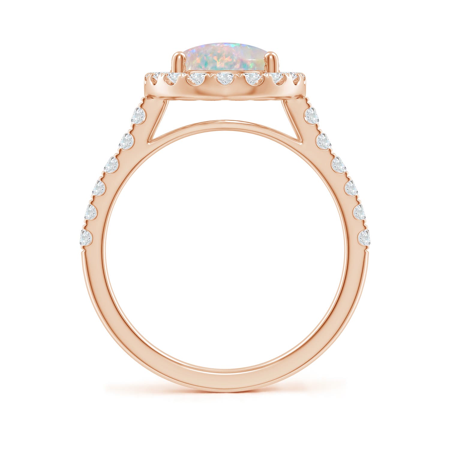 AAAA - Opal / 2.08 CT / 14 KT Rose Gold