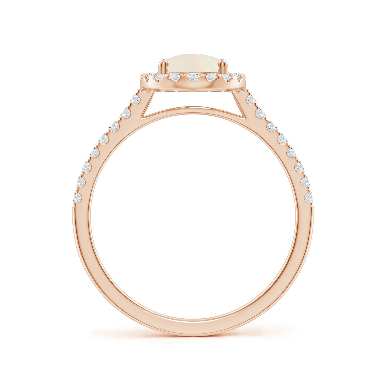 A - Opal / 1.14 CT / 14 KT Rose Gold