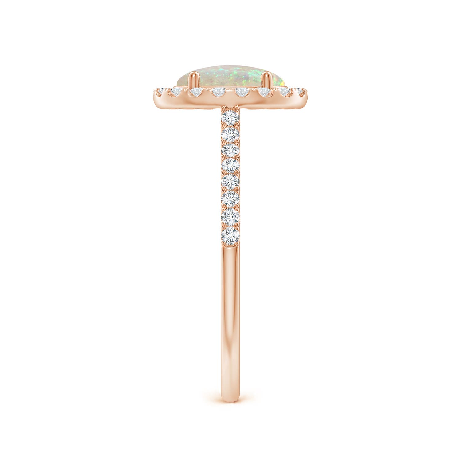 AAA - Opal / 1.14 CT / 14 KT Rose Gold