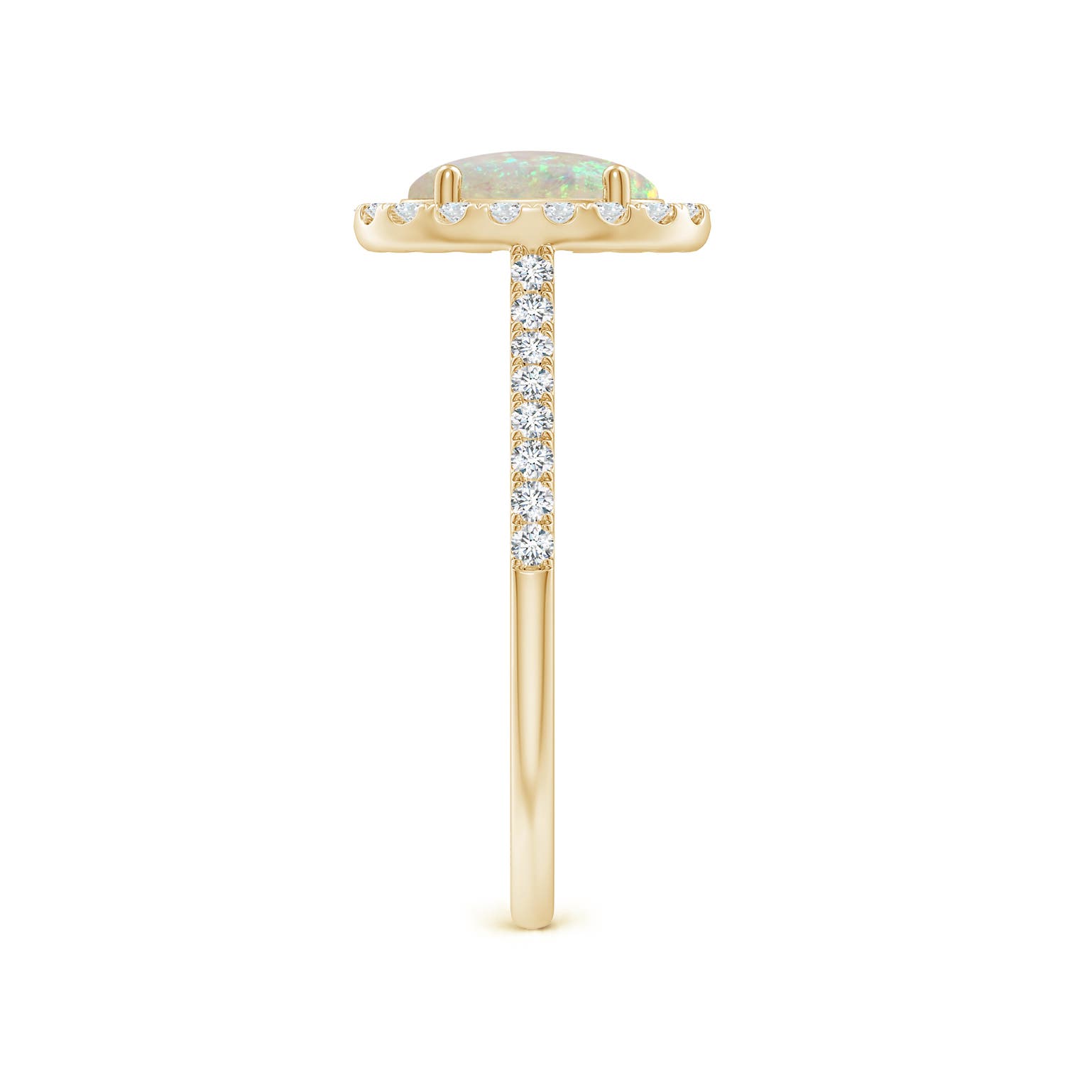 AAA - Opal / 1.14 CT / 14 KT Yellow Gold