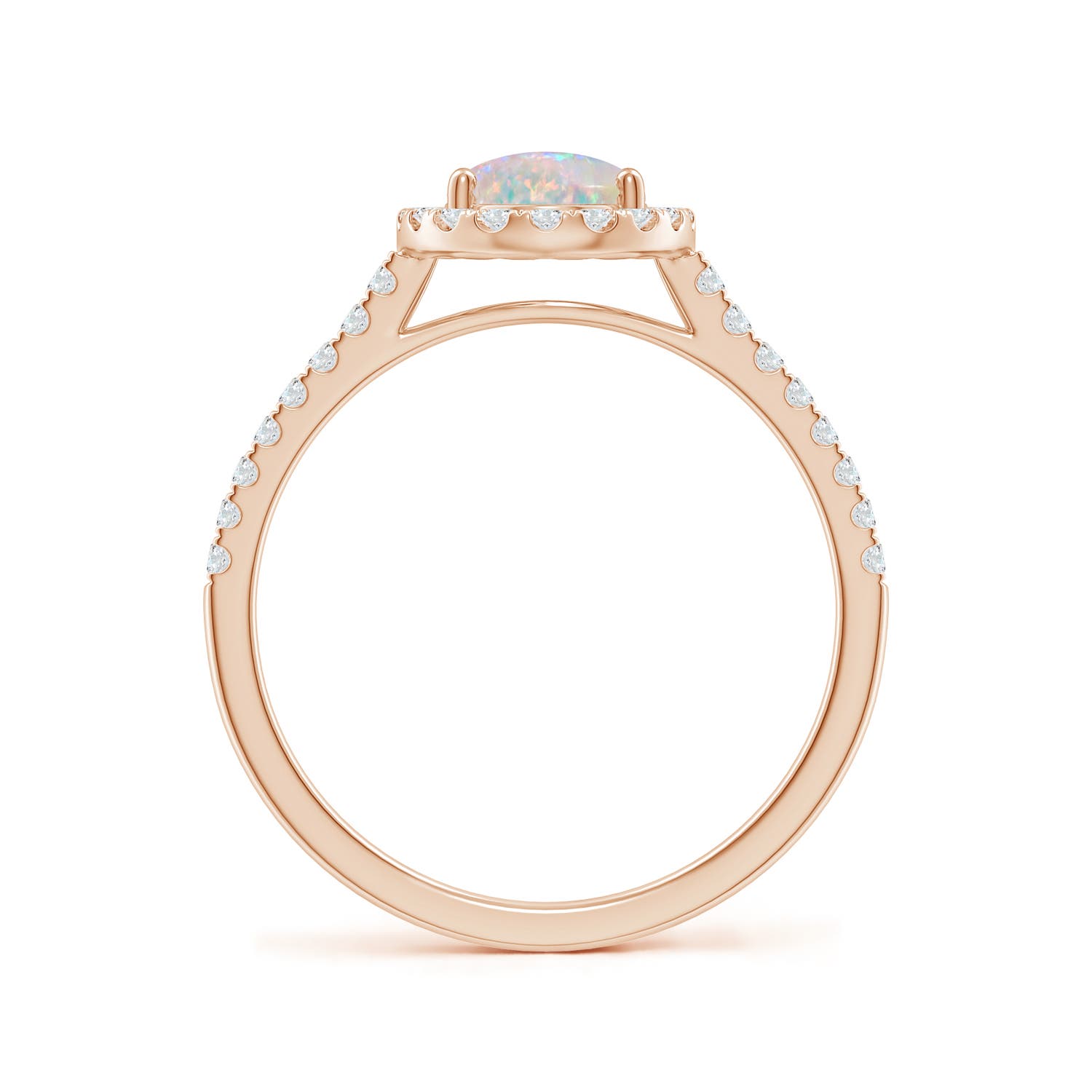 AAAA - Opal / 1.14 CT / 14 KT Rose Gold