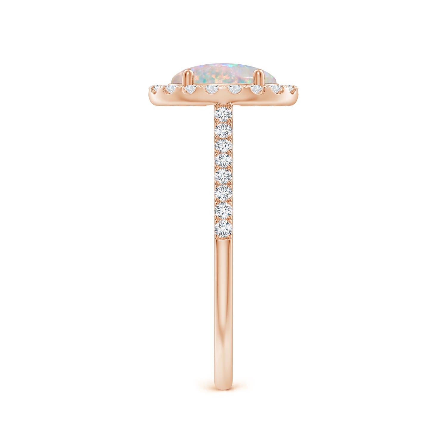 AAAA - Opal / 1.14 CT / 14 KT Rose Gold