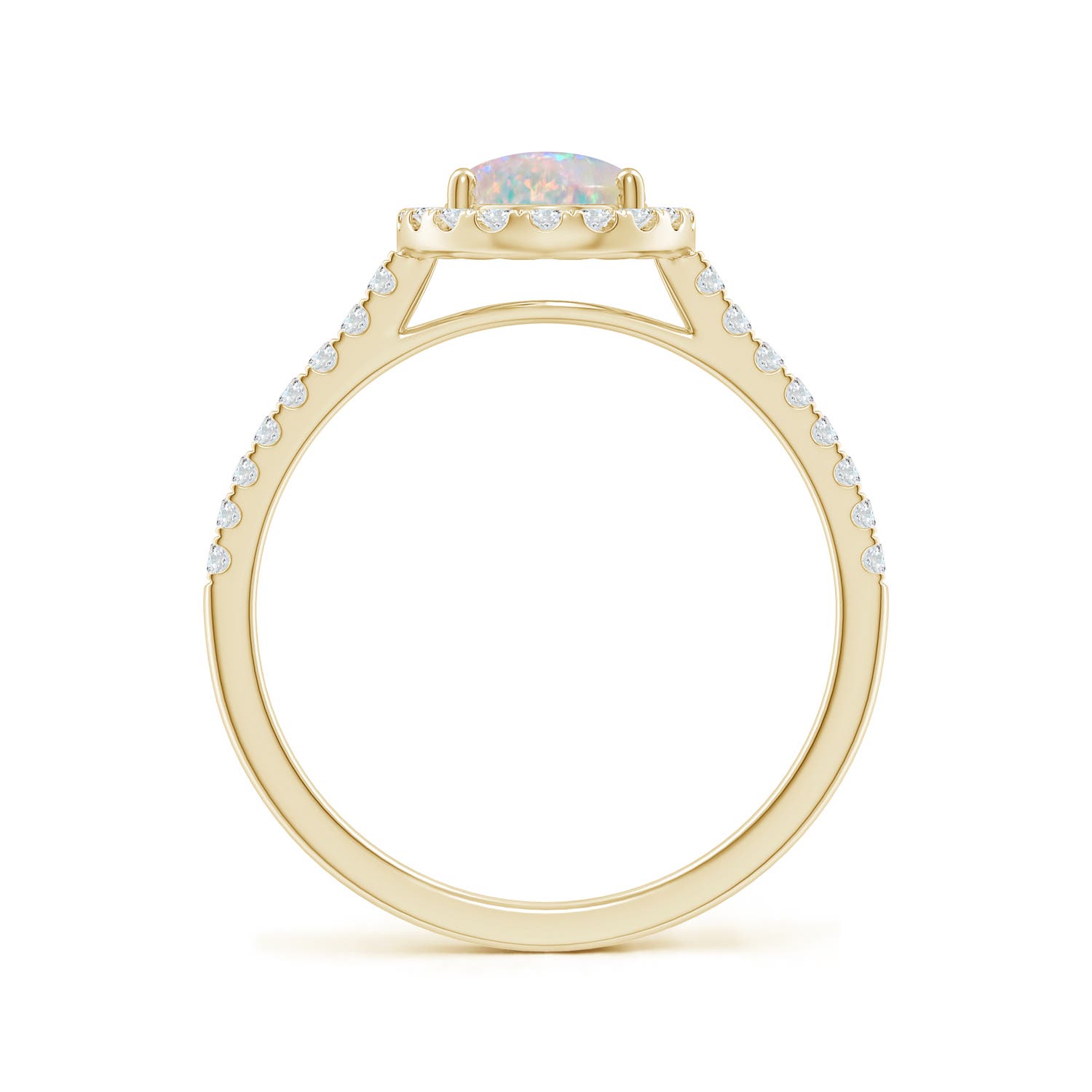 AAAA - Opal / 1.14 CT / 14 KT Yellow Gold