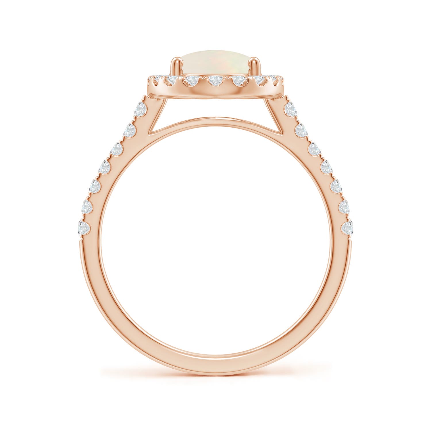 A - Opal / 1.55 CT / 14 KT Rose Gold