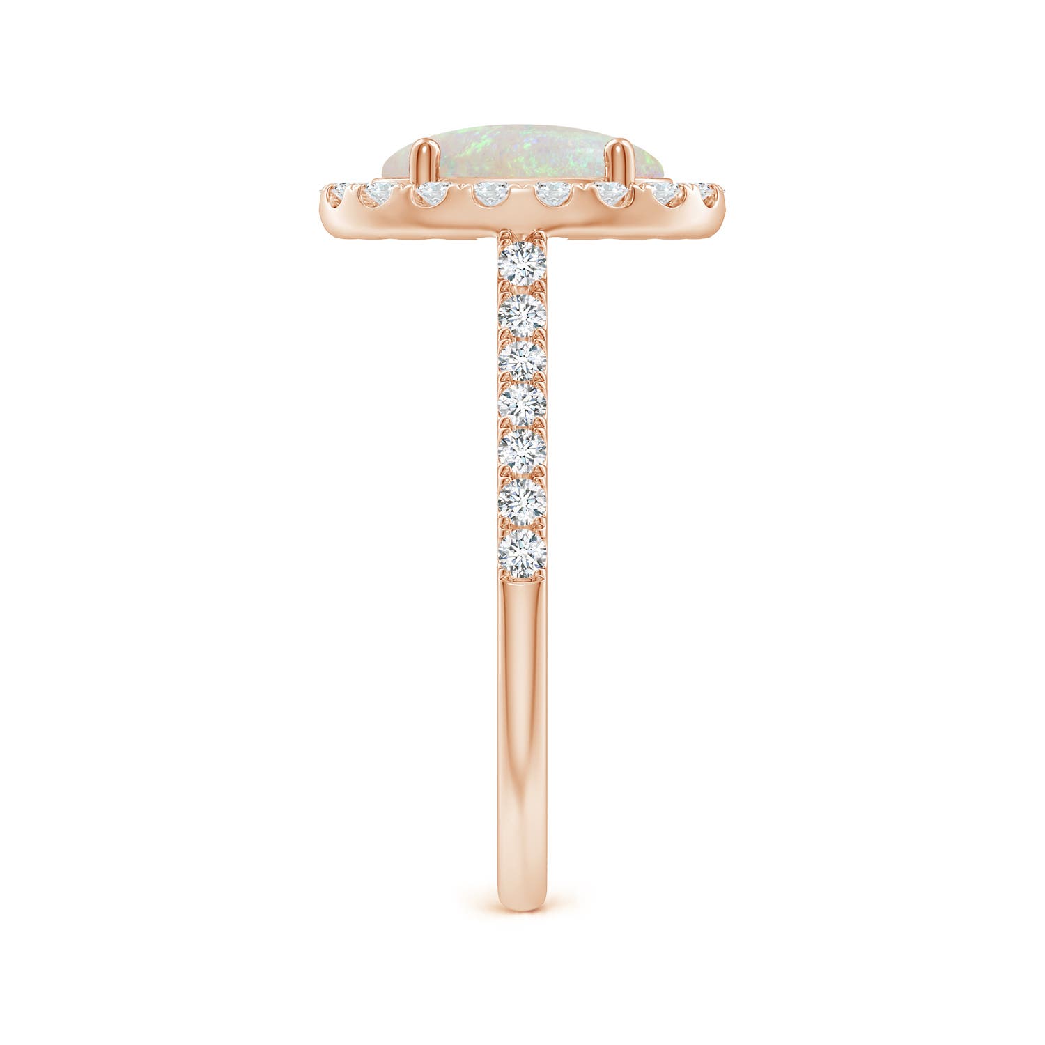 AA - Opal / 1.55 CT / 14 KT Rose Gold