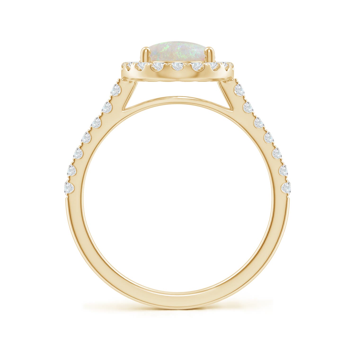 AA - Opal / 1.55 CT / 14 KT Yellow Gold