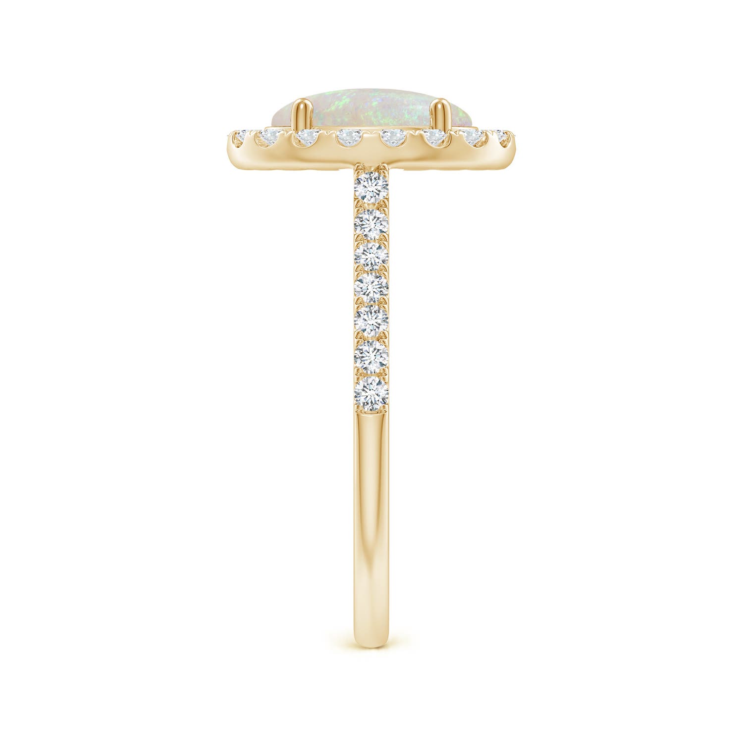 AA - Opal / 1.55 CT / 14 KT Yellow Gold