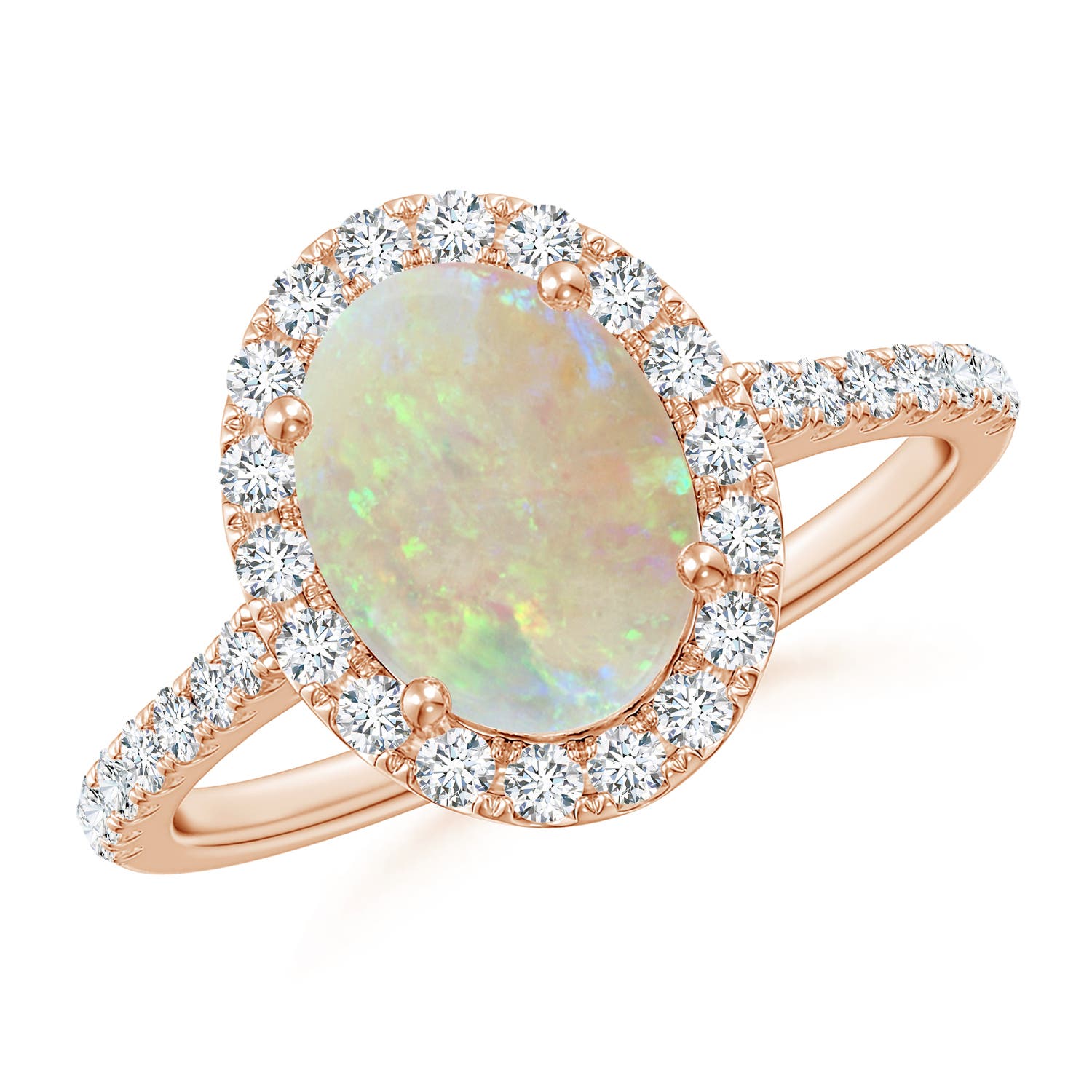 AAA - Opal / 1.55 CT / 14 KT Rose Gold