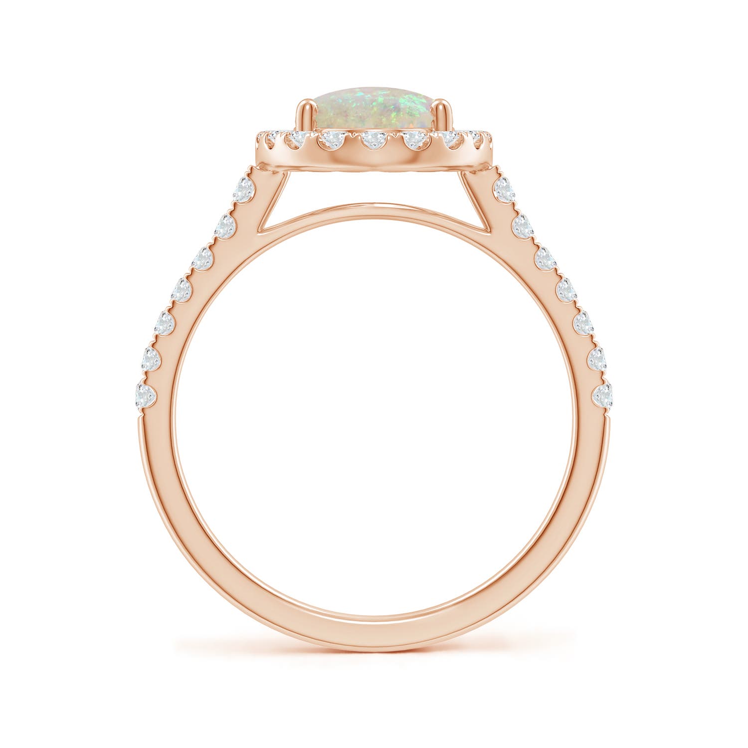 AAA - Opal / 1.55 CT / 14 KT Rose Gold