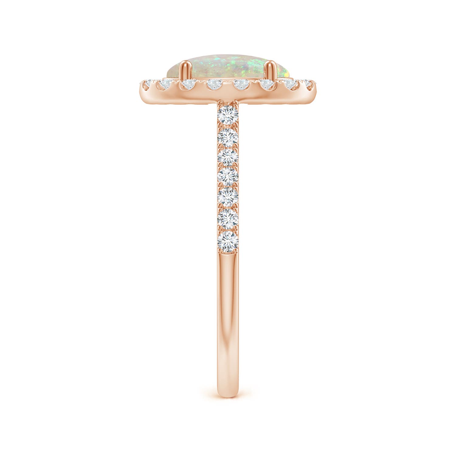 AAA - Opal / 1.55 CT / 14 KT Rose Gold