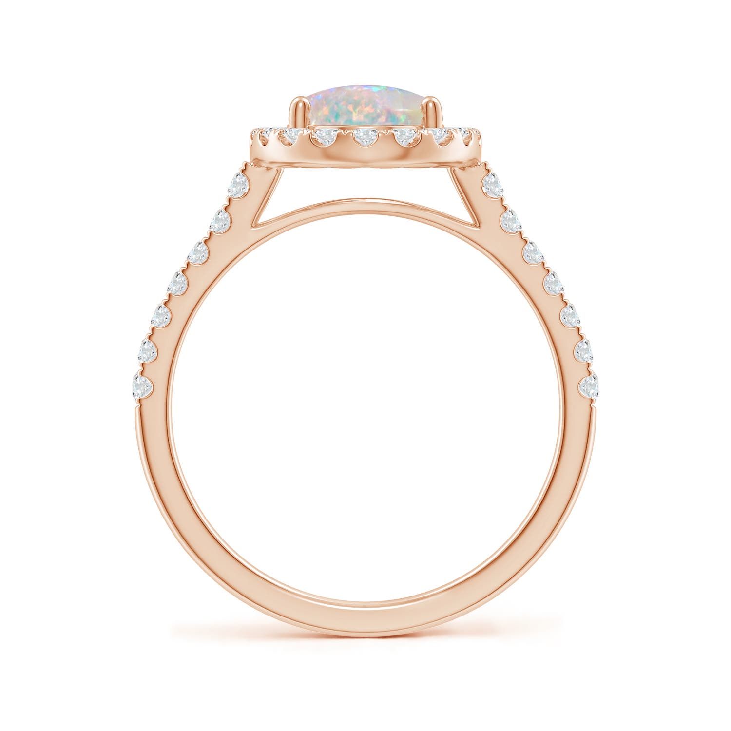 AAAA - Opal / 1.55 CT / 14 KT Rose Gold