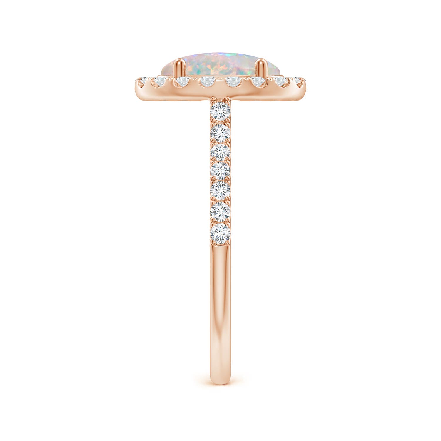 AAAA - Opal / 1.55 CT / 14 KT Rose Gold