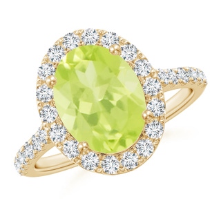 Oval A Peridot