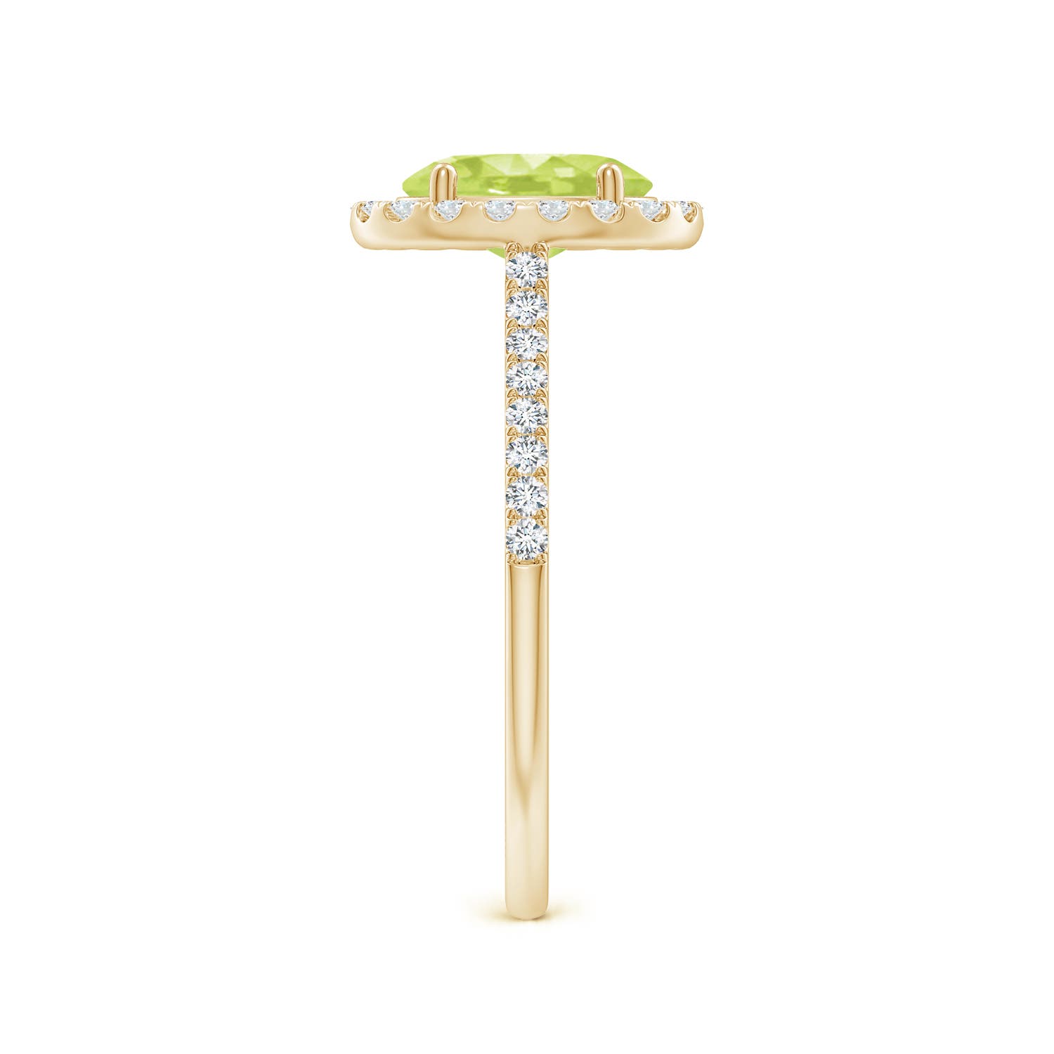 A - Peridot / 1.69 CT / 14 KT Yellow Gold