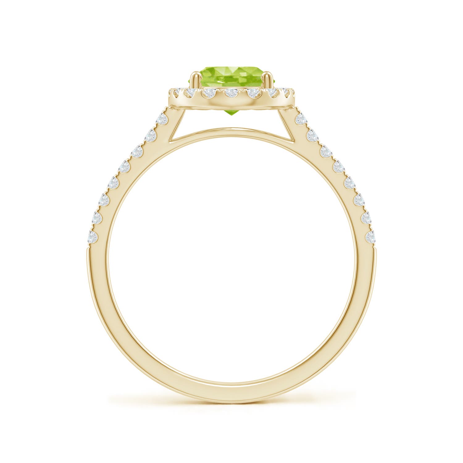 AA - Peridot / 1.69 CT / 14 KT Yellow Gold