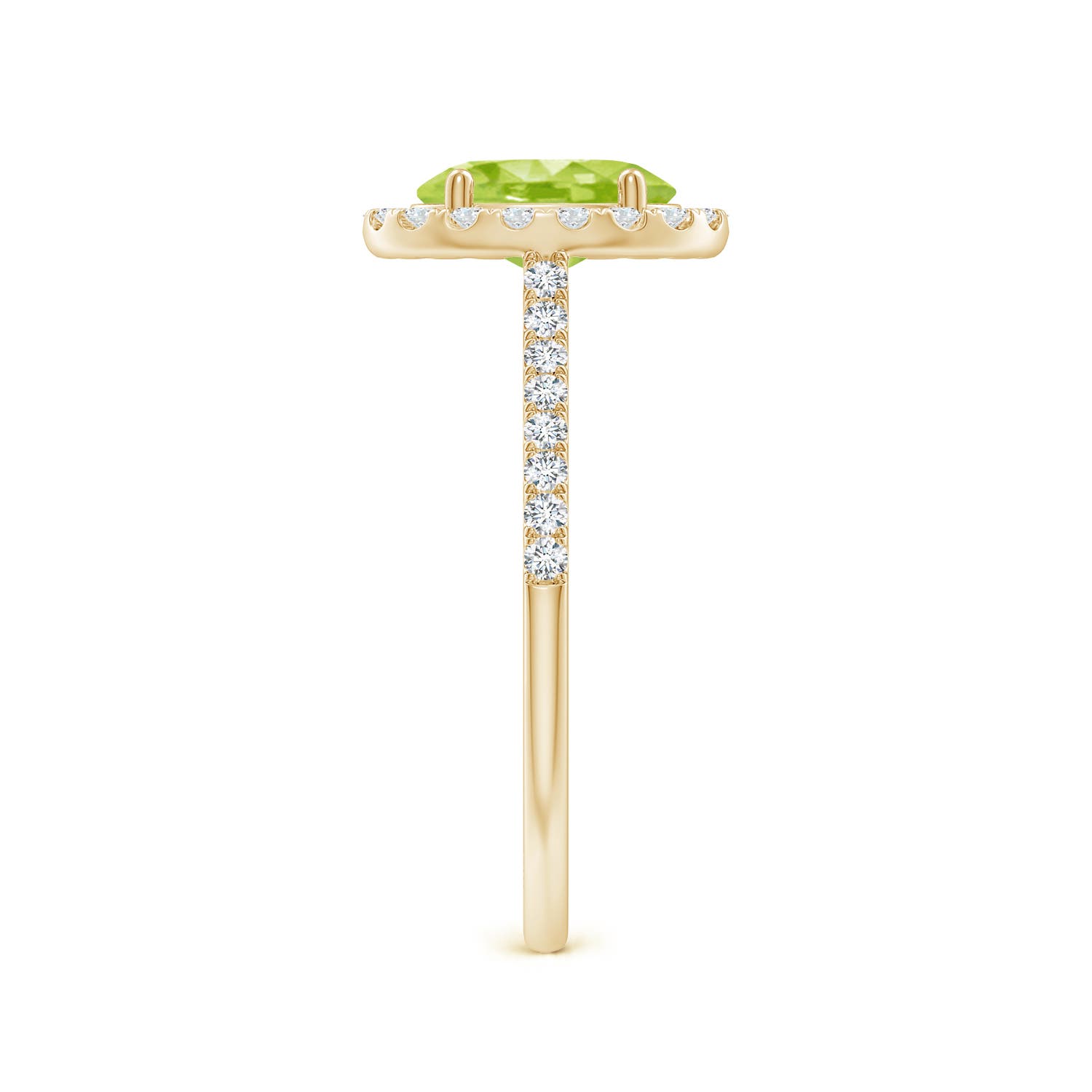 AA - Peridot / 1.69 CT / 14 KT Yellow Gold