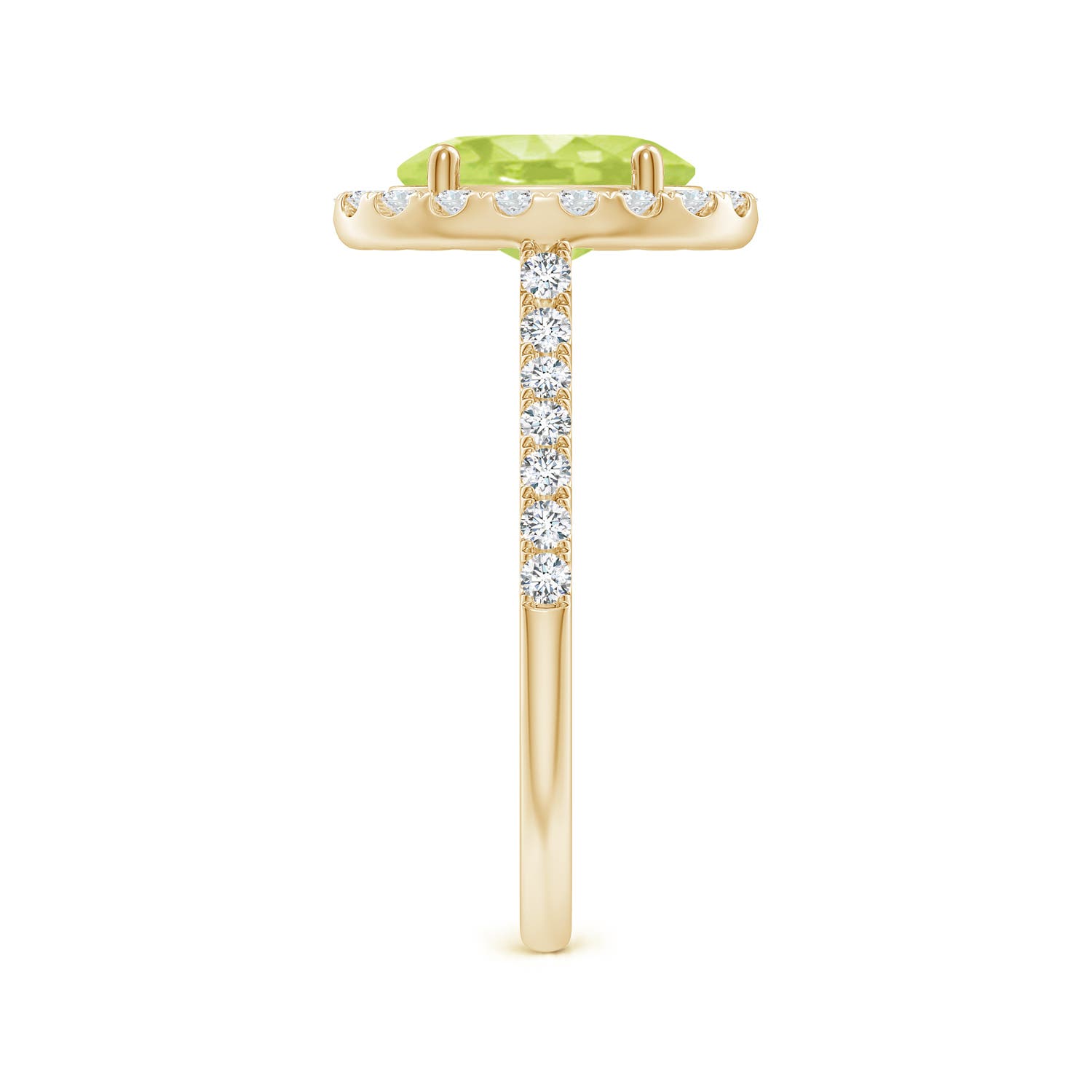 A - Peridot / 2.35 CT / 14 KT Yellow Gold