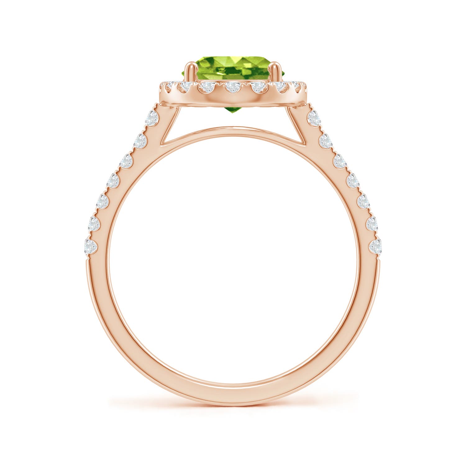 AAA - Peridot / 2.35 CT / 14 KT Rose Gold