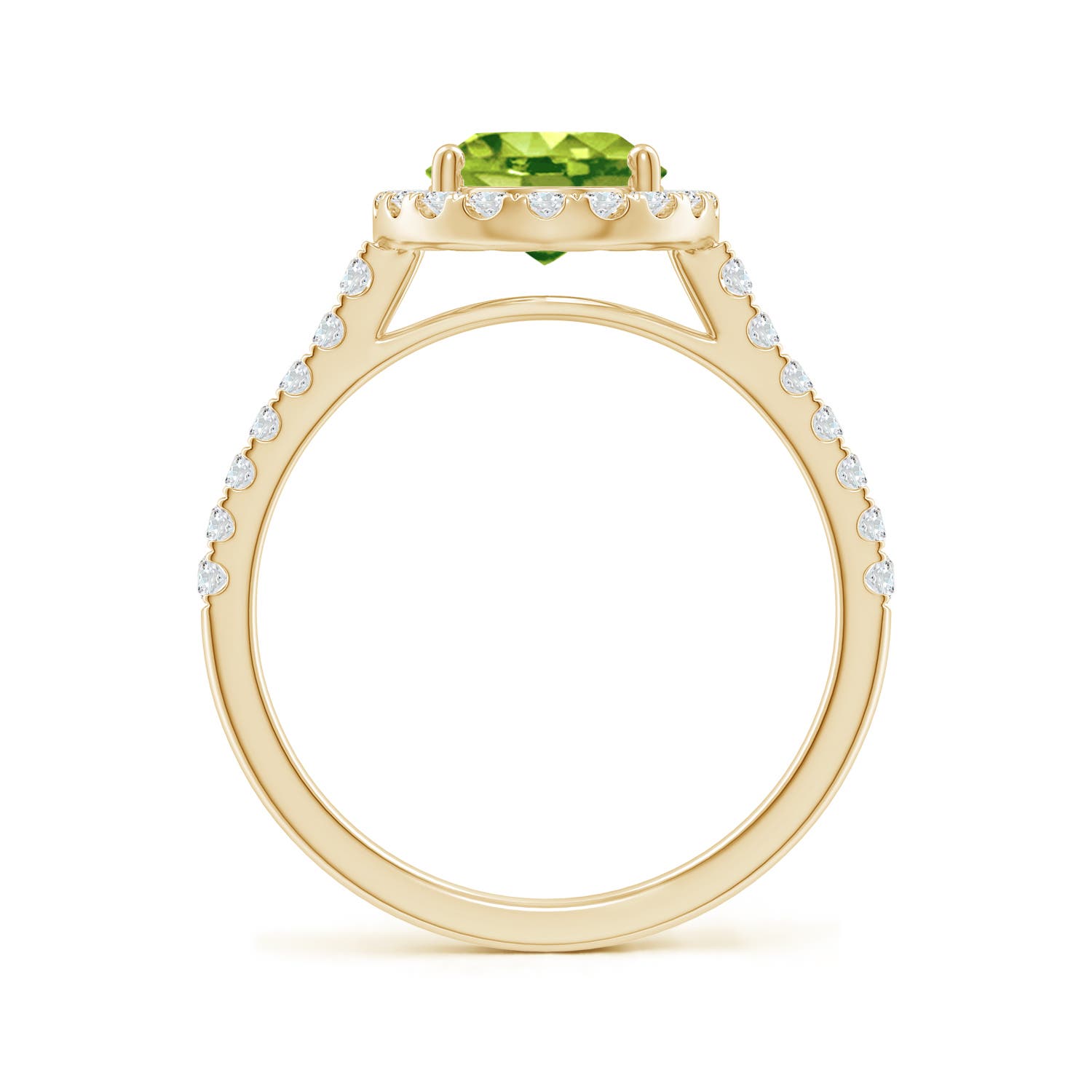 AAA - Peridot / 2.35 CT / 14 KT Yellow Gold