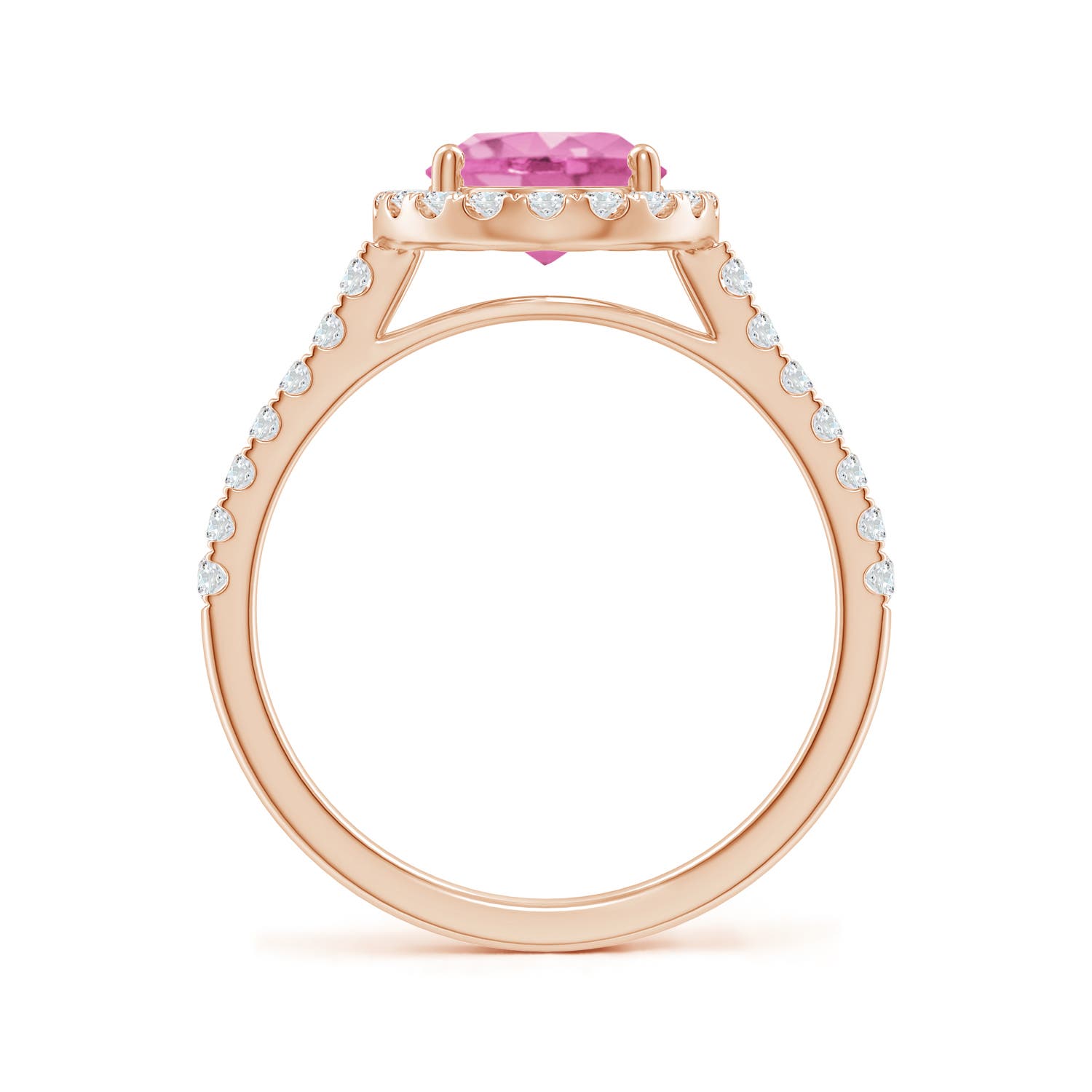 AA - Pink Sapphire / 2.35 CT / 14 KT Rose Gold