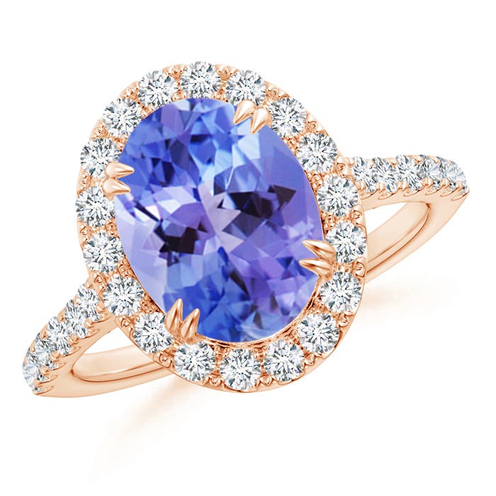 AA - Tanzanite / 3.53 CT / 14 KT Rose Gold