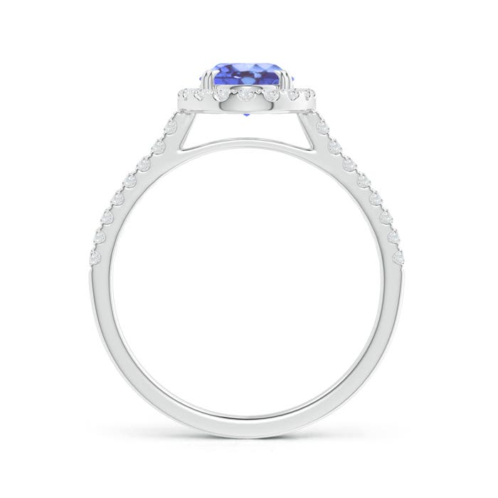 A - Tanzanite / 1.59 CT / 14 KT White Gold