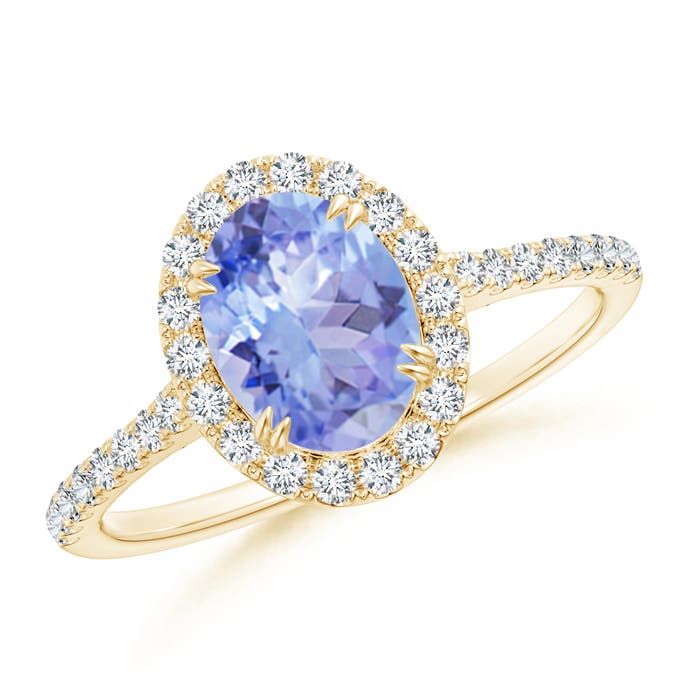 A - Tanzanite / 1.59 CT / 14 KT Yellow Gold