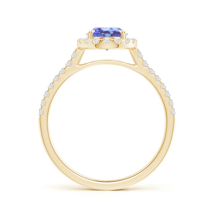 A - Tanzanite / 1.59 CT / 14 KT Yellow Gold