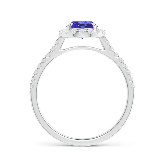 AA - Tanzanite / 1.59 CT / 14 KT White Gold