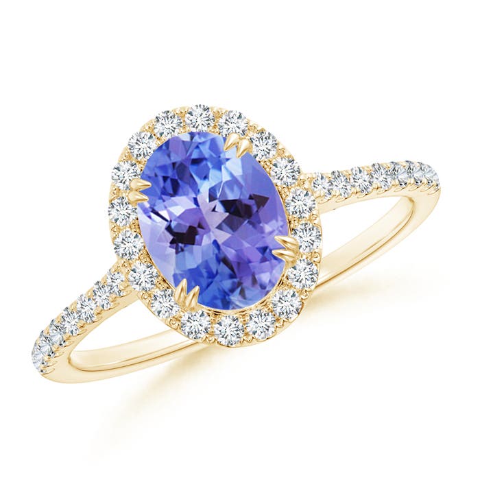 AA - Tanzanite / 1.59 CT / 14 KT Yellow Gold