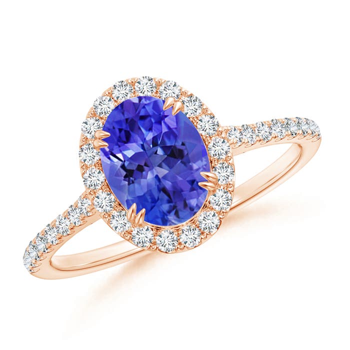 AAA - Tanzanite / 1.59 CT / 14 KT Rose Gold