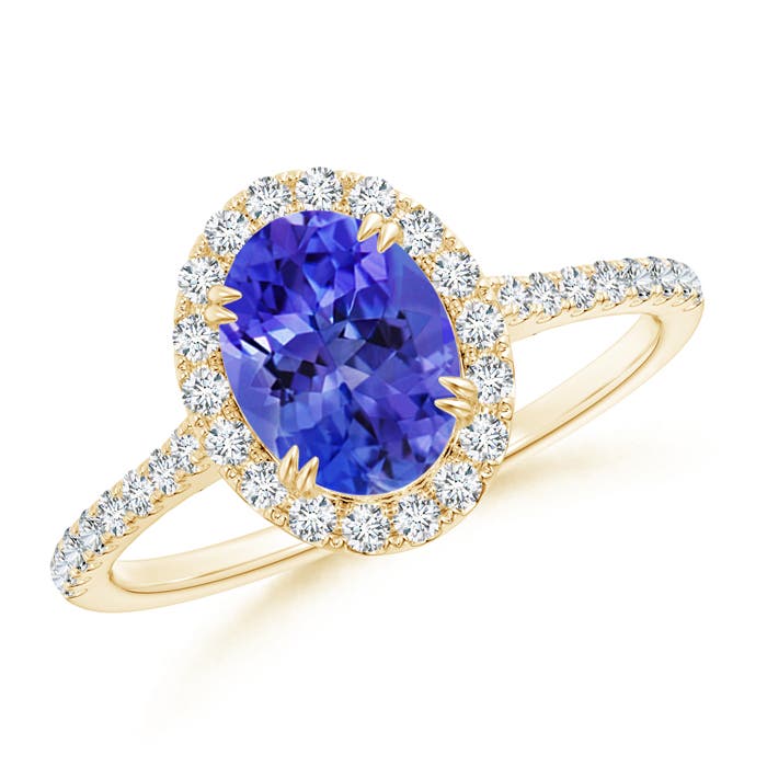 AAA - Tanzanite / 1.59 CT / 14 KT Yellow Gold