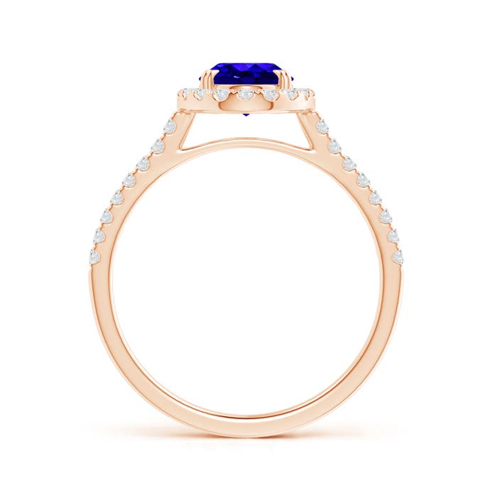 AAAA - Tanzanite / 1.59 CT / 14 KT Rose Gold