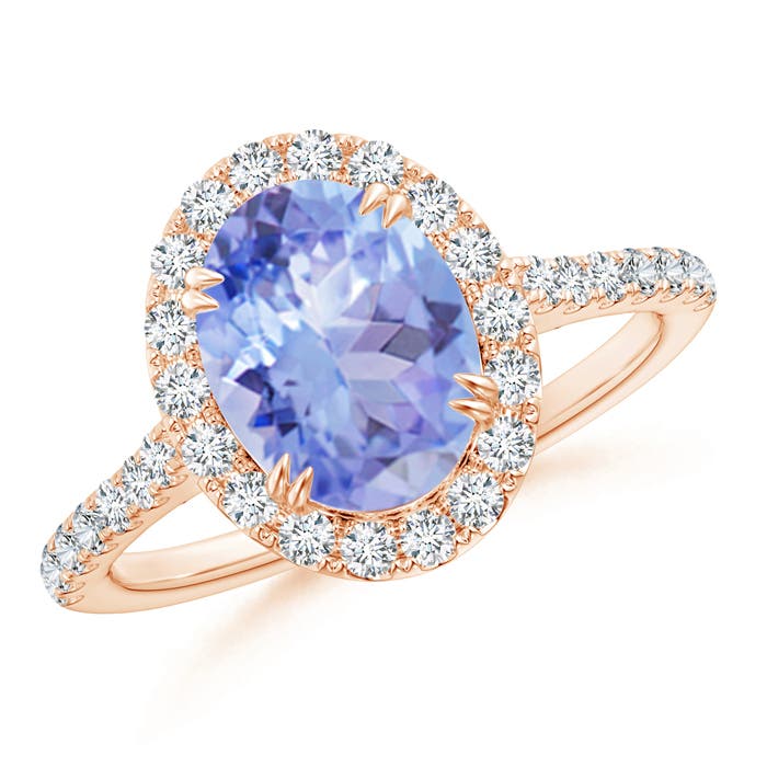 A - Tanzanite / 2.35 CT / 14 KT Rose Gold