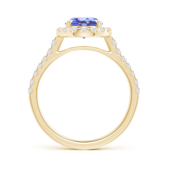 A - Tanzanite / 2.35 CT / 14 KT Yellow Gold