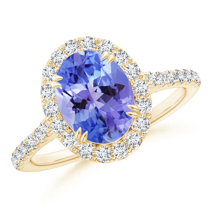 AA - Tanzanite / 2.35 CT / 14 KT Yellow Gold