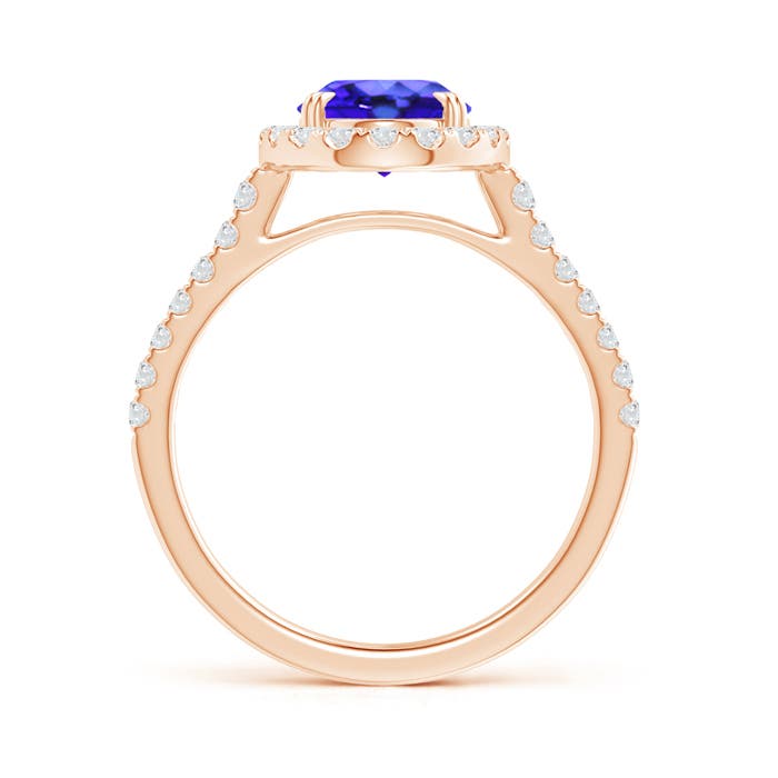 AAA - Tanzanite / 2.35 CT / 14 KT Rose Gold