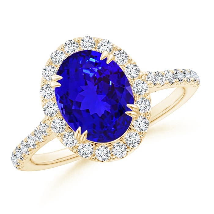 AAAA - Tanzanite / 2.35 CT / 14 KT Yellow Gold