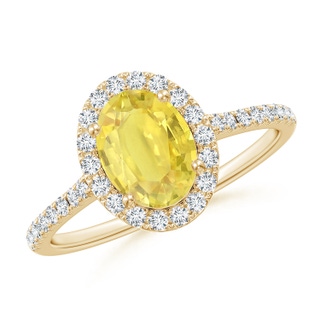 Oval A Yellow Sapphire