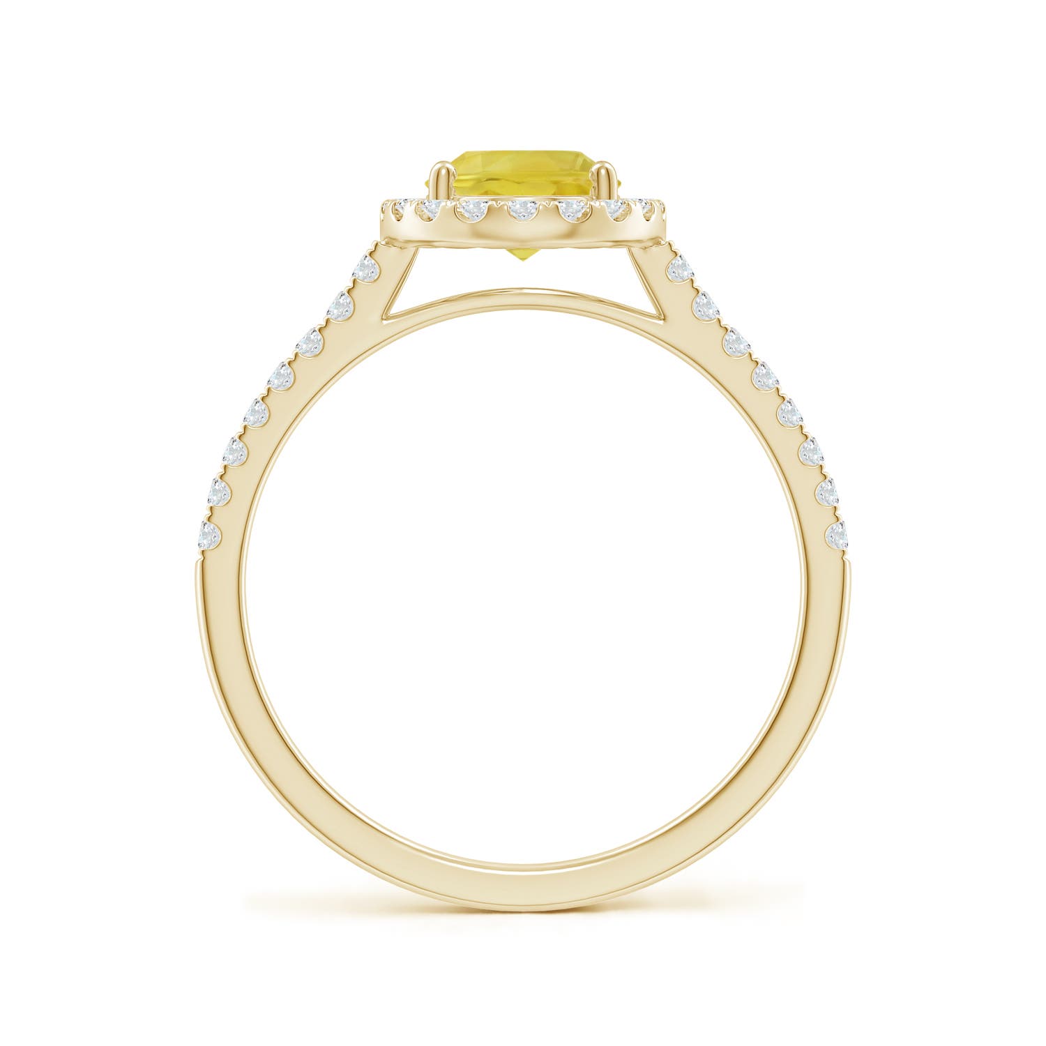 A - Yellow Sapphire / 1.84 CT / 14 KT Yellow Gold