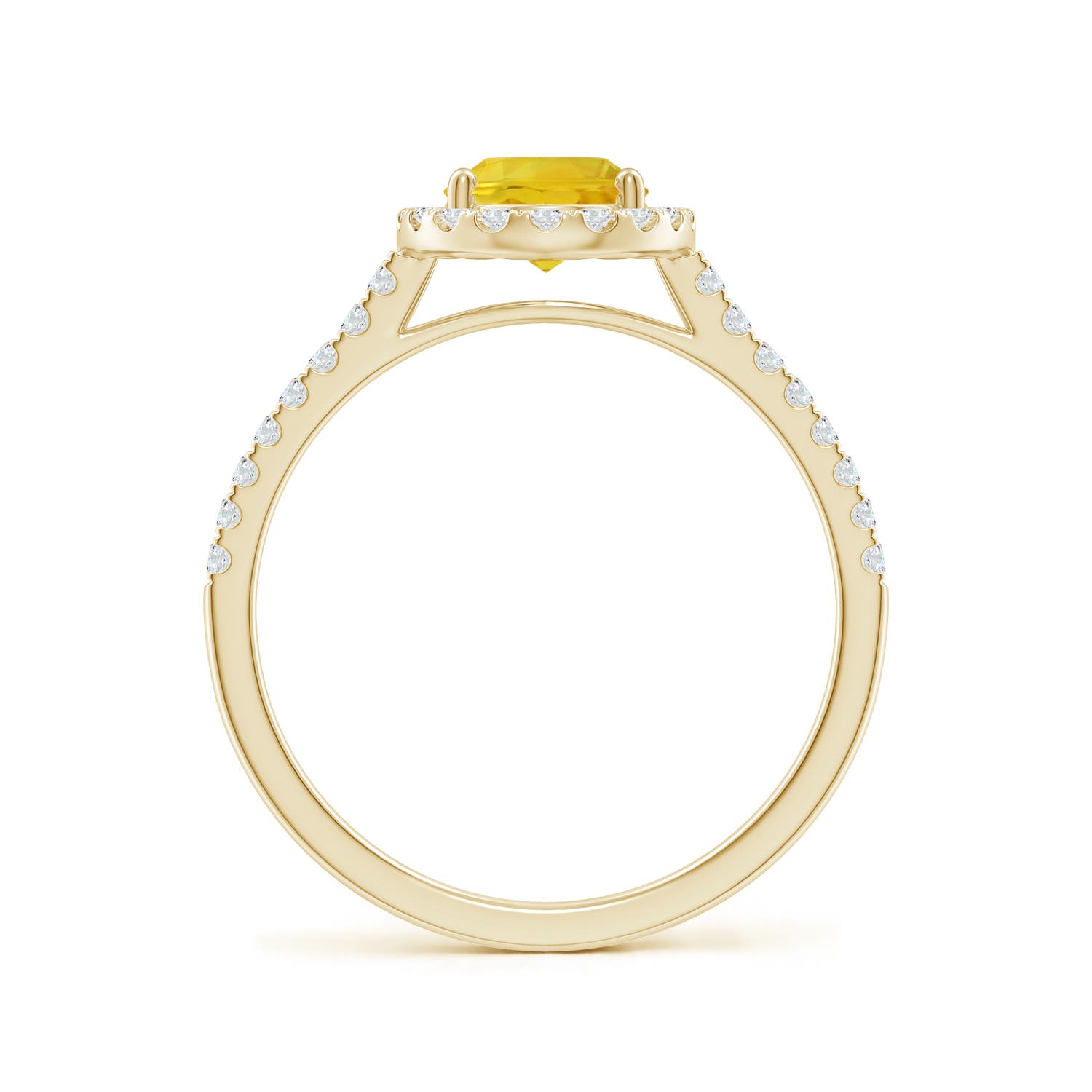 AAA - Yellow Sapphire / 1.84 CT / 14 KT Yellow Gold