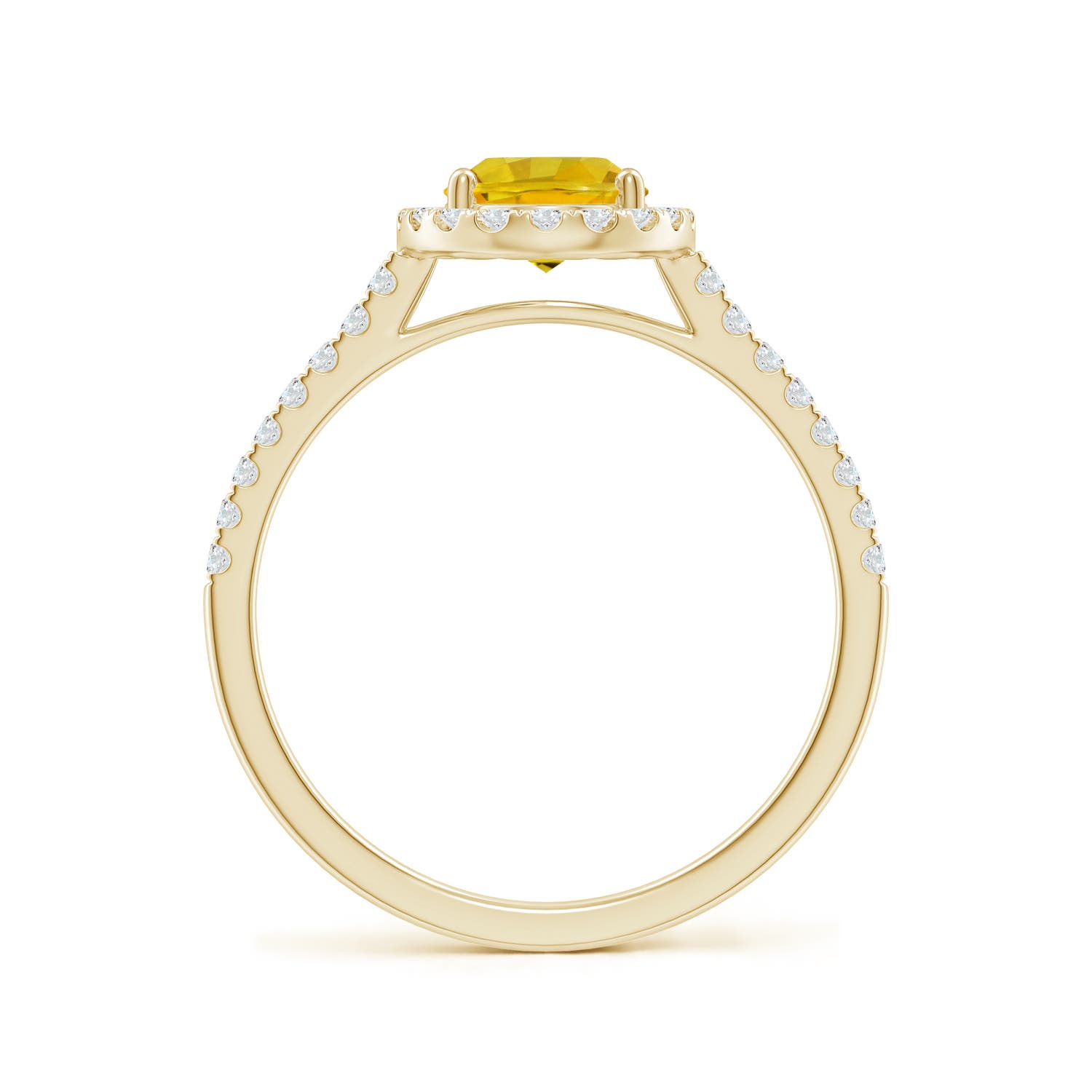 AAAA - Yellow Sapphire / 1.84 CT / 14 KT Yellow Gold