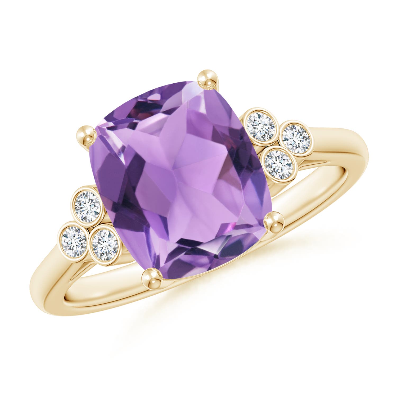 A - Amethyst / 2.83 CT / 14 KT Yellow Gold