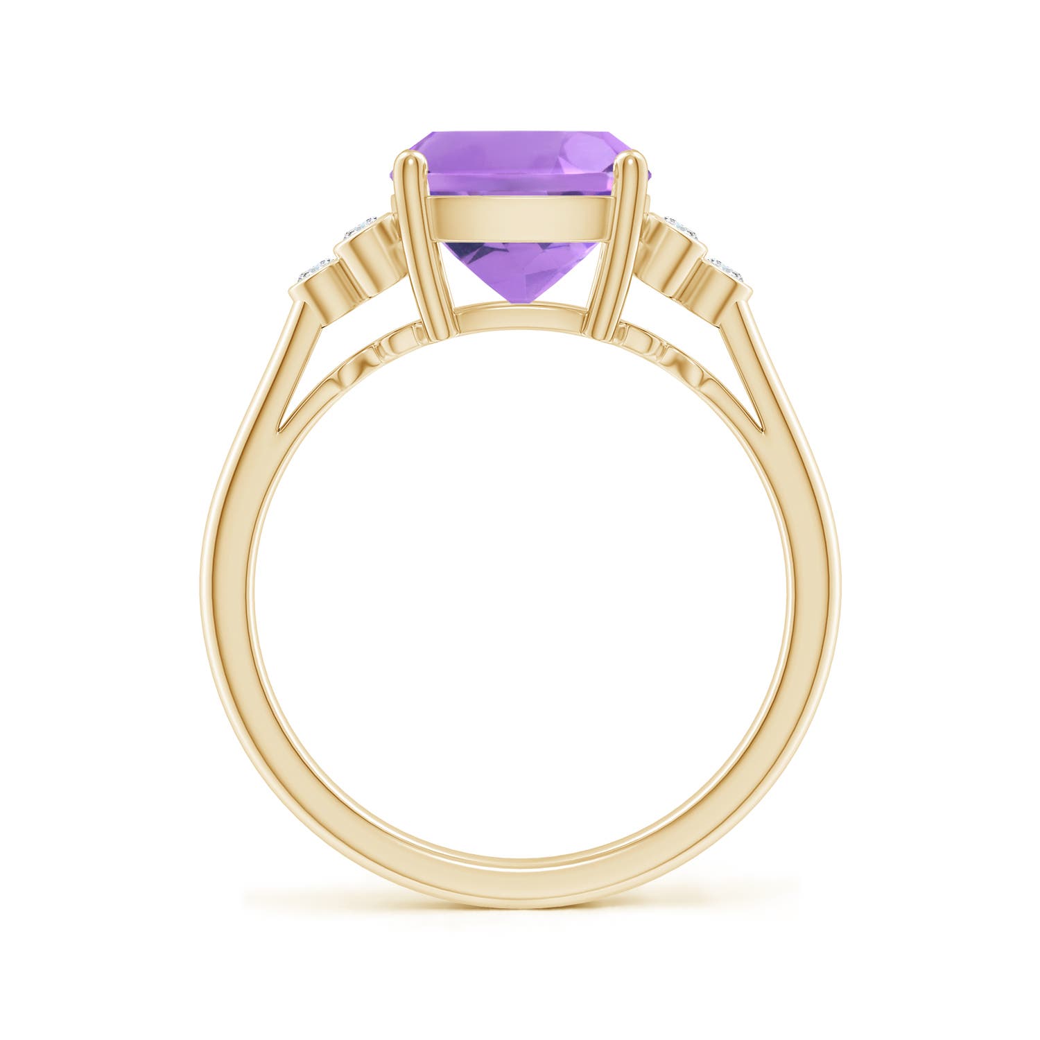 A - Amethyst / 2.83 CT / 14 KT Yellow Gold