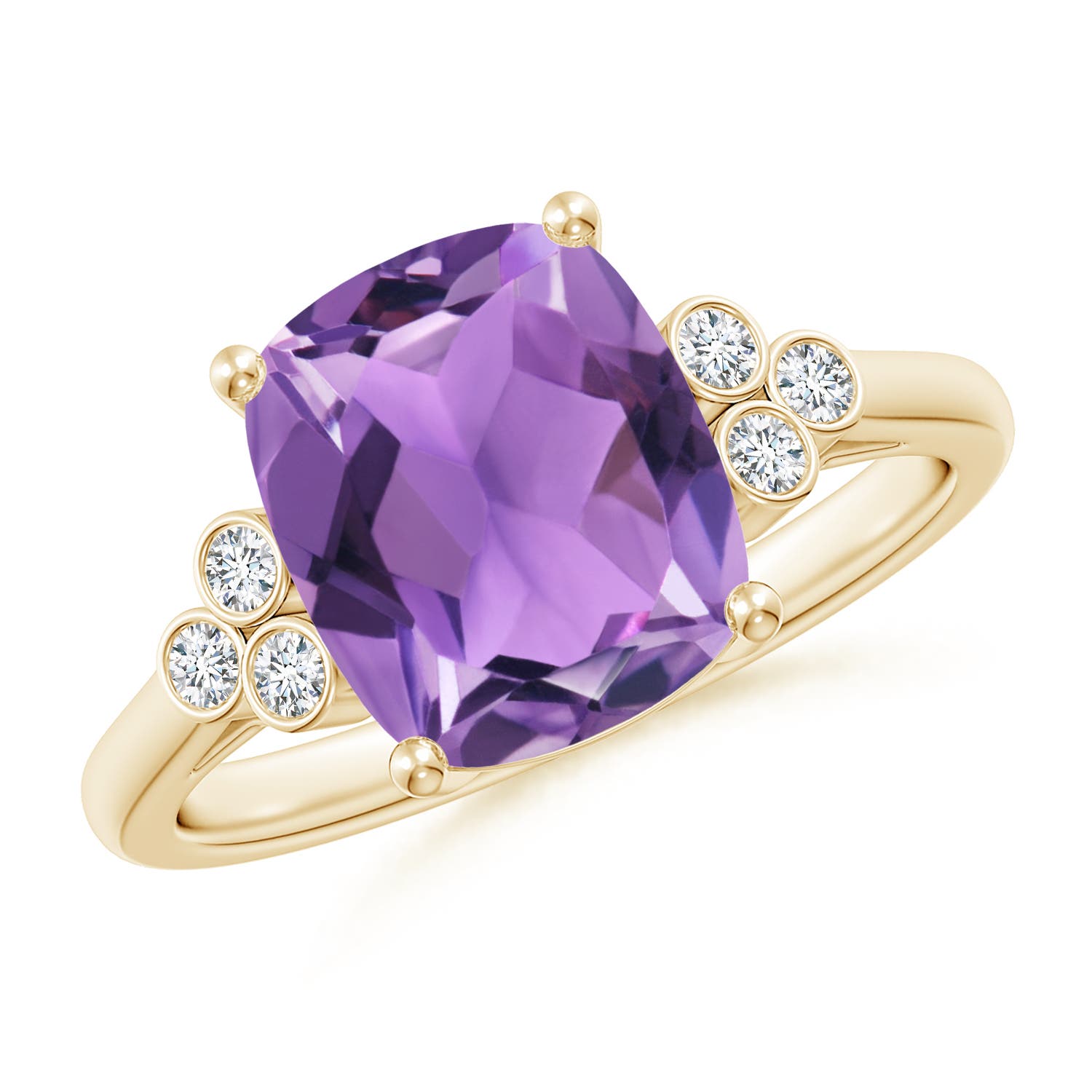 AA - Amethyst / 2.83 CT / 14 KT Yellow Gold