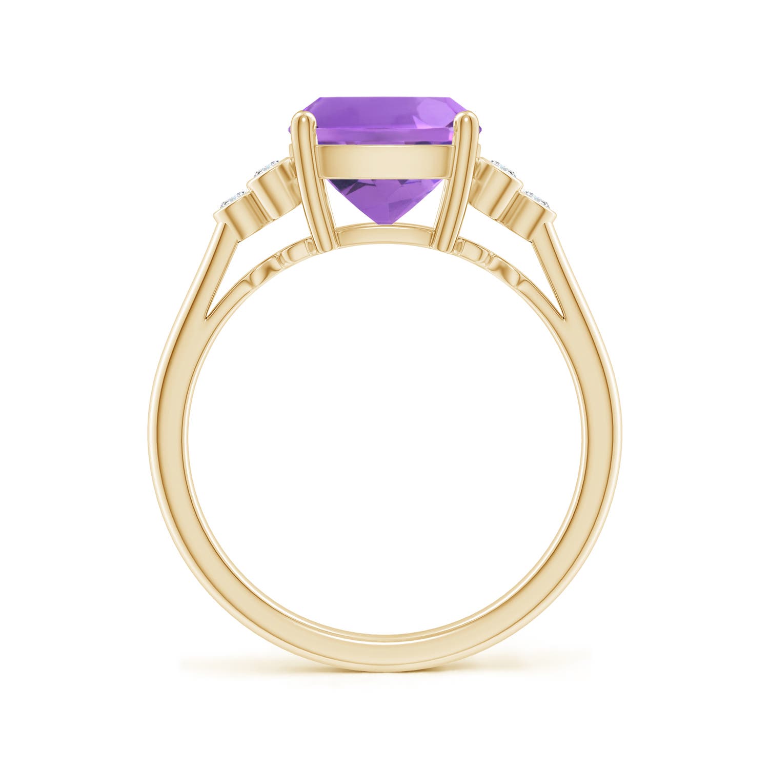 AA - Amethyst / 2.83 CT / 14 KT Yellow Gold